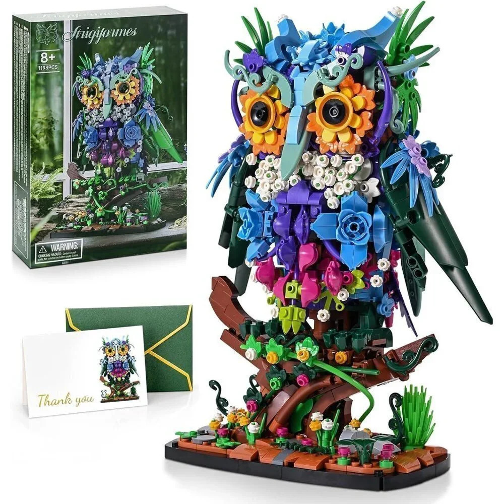 Sillbird Owl Animal Building Toy Set Sillbird Owl Animal Building Toy  Set